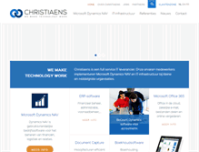 Tablet Screenshot of christiaens.net